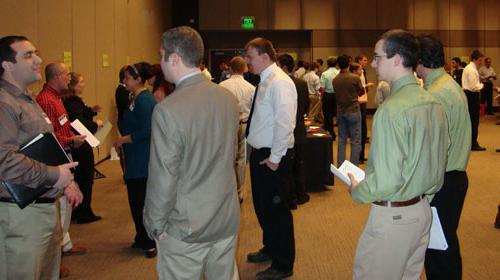 Attendees at an Engineering Career Forum